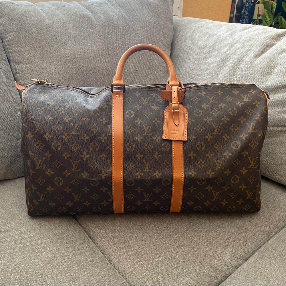 Authentic Vintage Louis Vuitton Monogram Keepall 50
